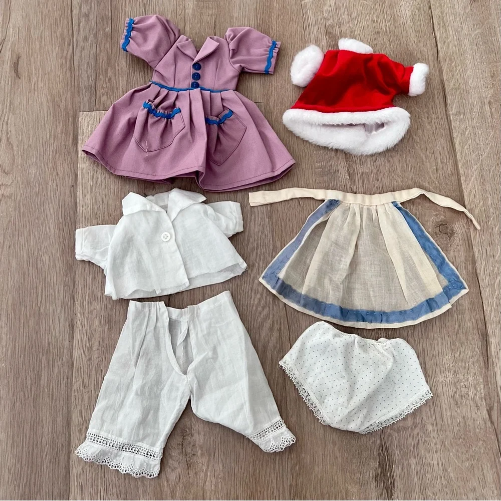 Vintage Doll Clothing‎ Pack- Top Dress Skirt Bottom | 6 PCs